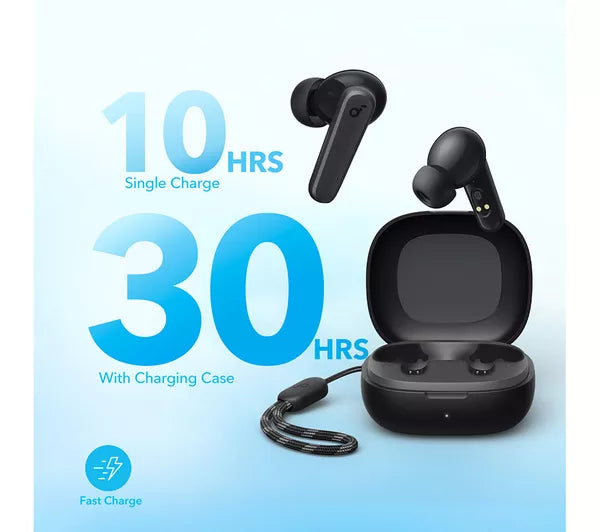 Anker - SoundCore R50i - ANC True Wireless Earbuds & Charging Case - Black